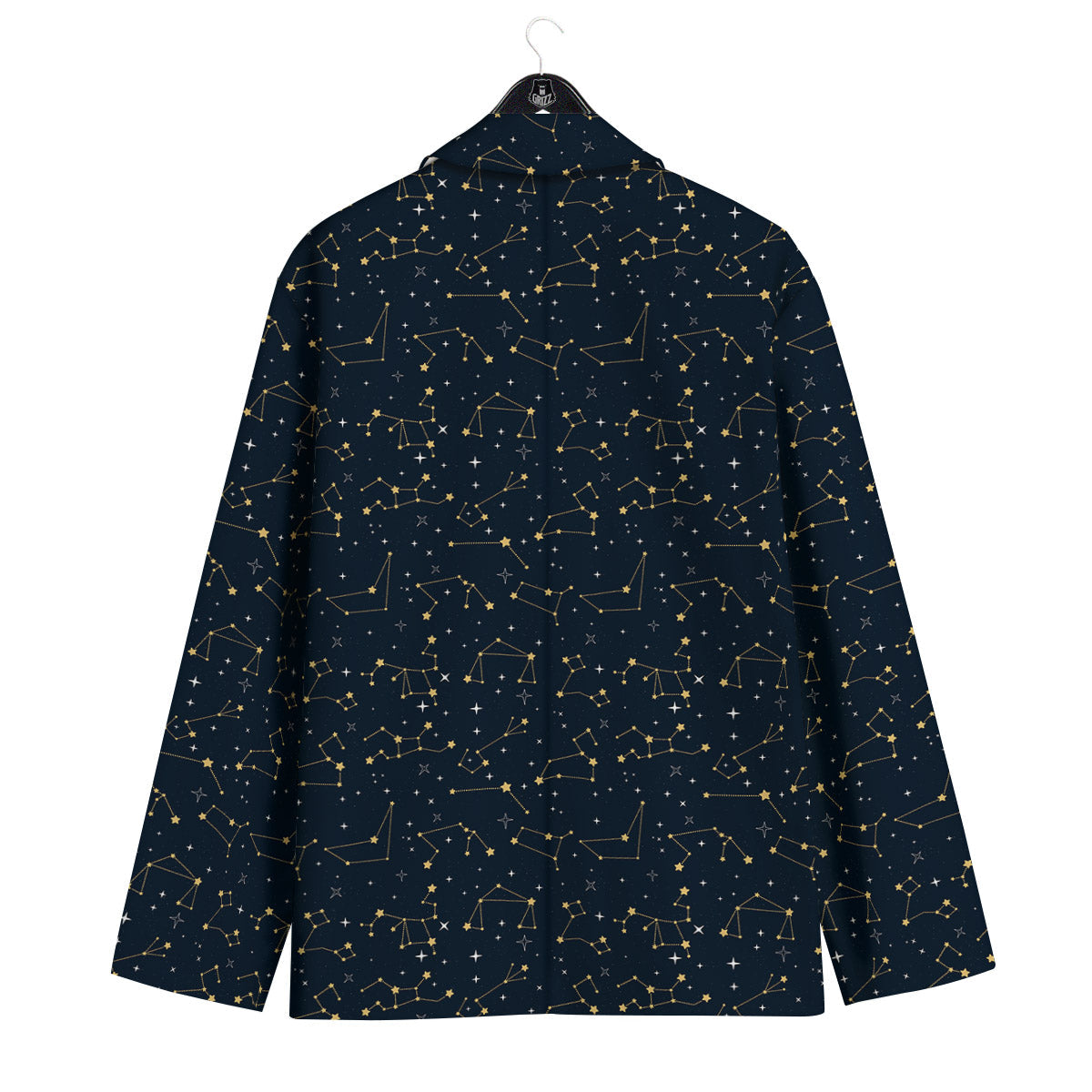 Sky Map Constellation Print Pattern Men's Sport Coat-grizzshop