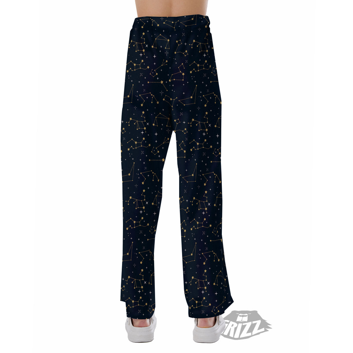 Sky Map Constellation Print Pattern Pajama Pants-grizzshop