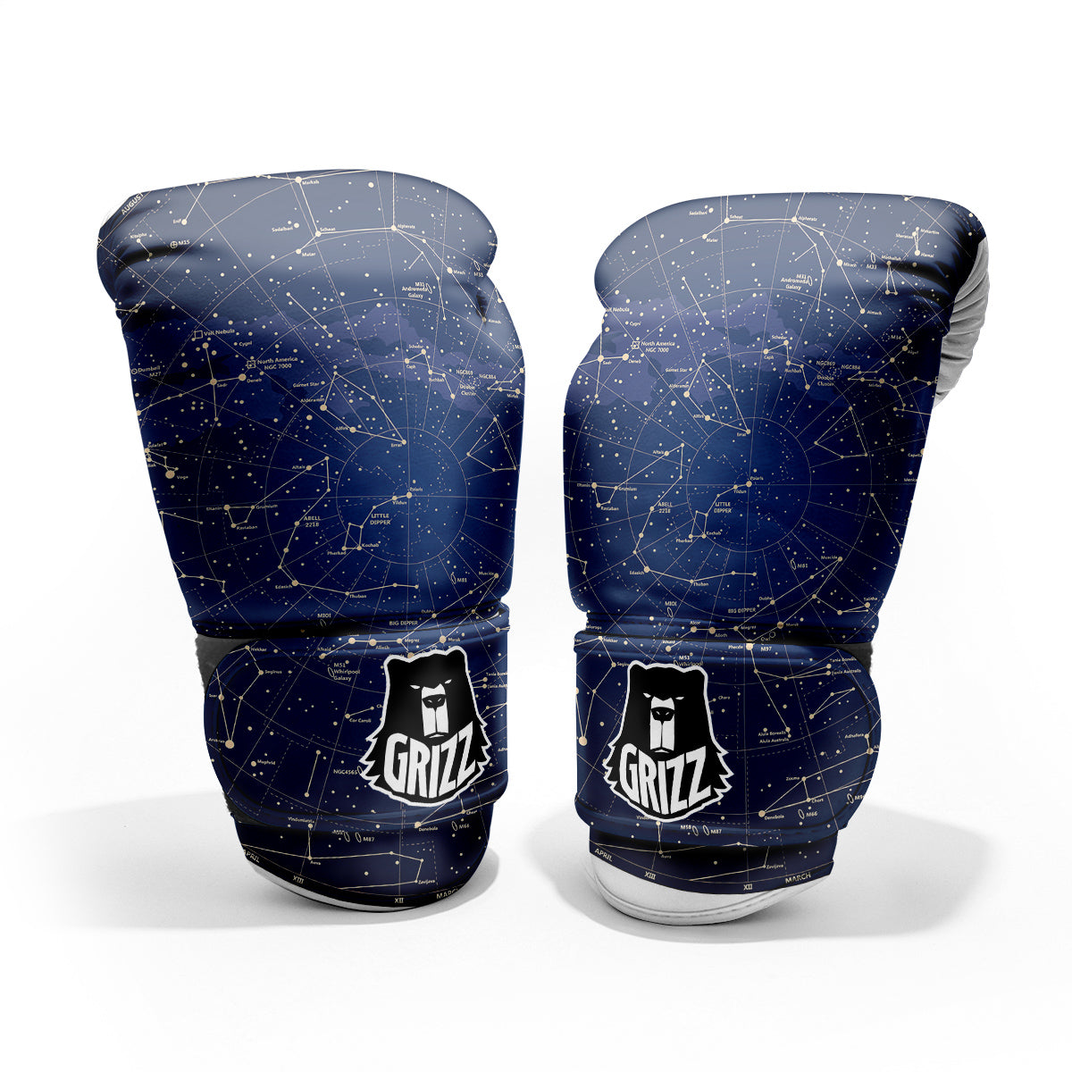Sky Map Constellation Print Pro Boxing Glove