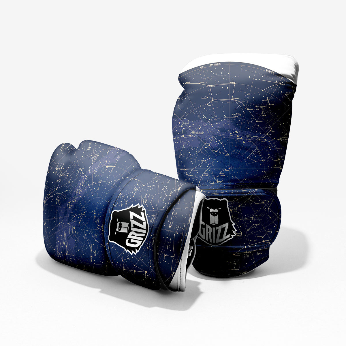 Sky Map Constellation Print Pro Boxing Glove