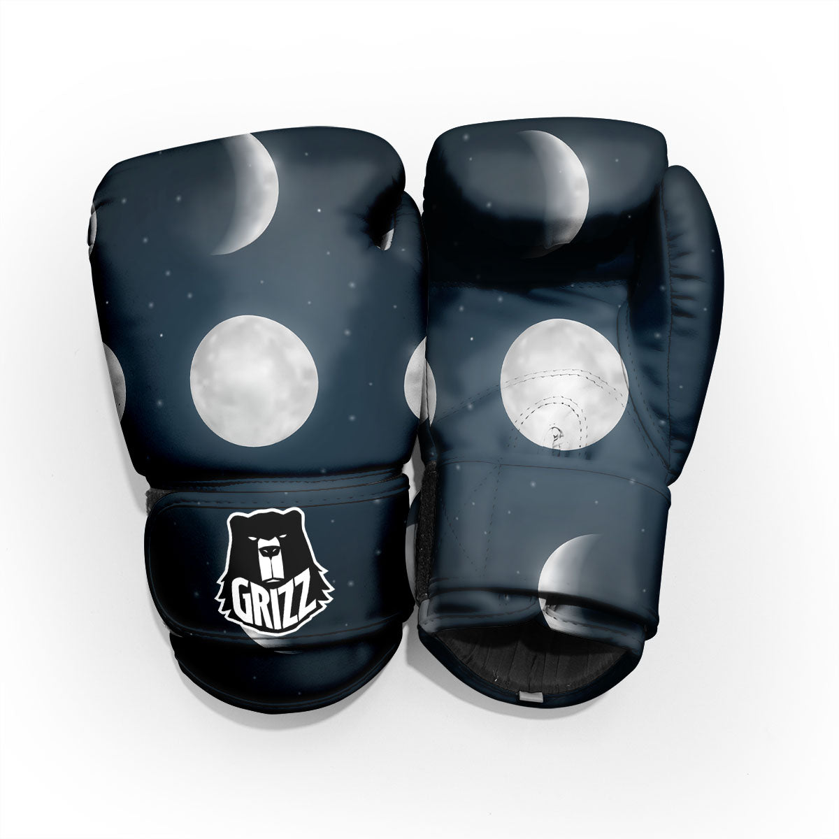 Sky Moon Night Phase Print Pro Boxing Glove