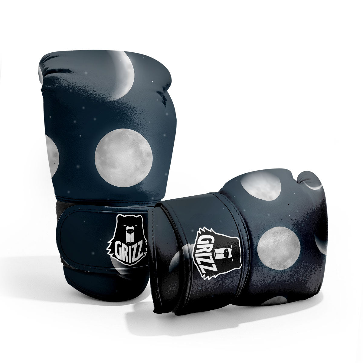 Sky Moon Night Phase Print Pro Boxing Glove