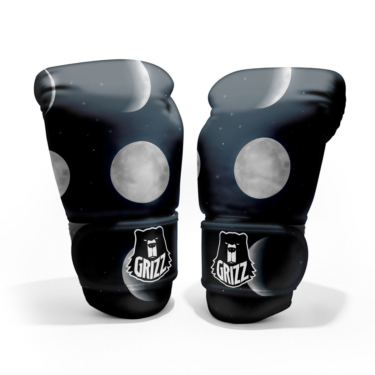 Sky Moon Night Phase Print Pro Boxing Glove