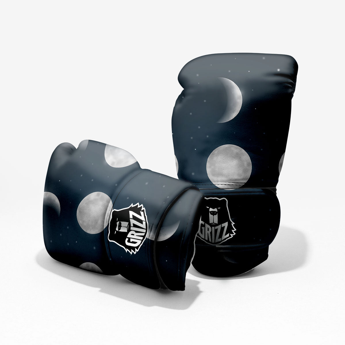 Sky Moon Night Phase Print Pro Boxing Glove