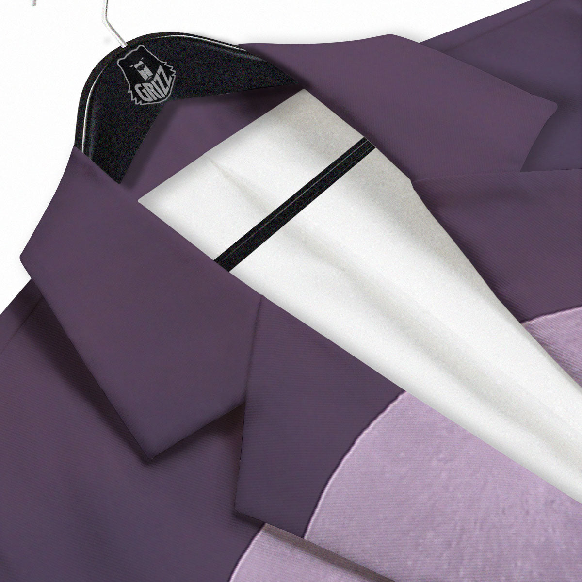 Sky Purple And Full Moon Print Men's Sport Coat-grizzshop