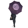 Sky Purple And Full Moon Print Umbrella-grizzshop