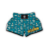 Sky Snowboard Print Pattern Muay Thai Boxing Shorts-grizzshop