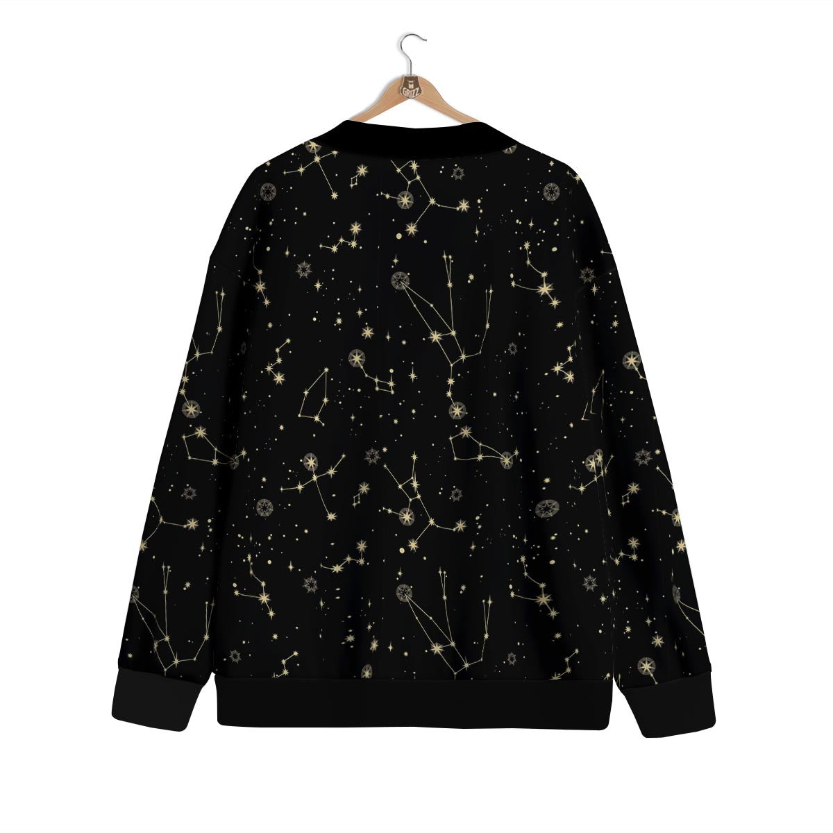 Sky Star Print Pattern Cardigan-grizzshop