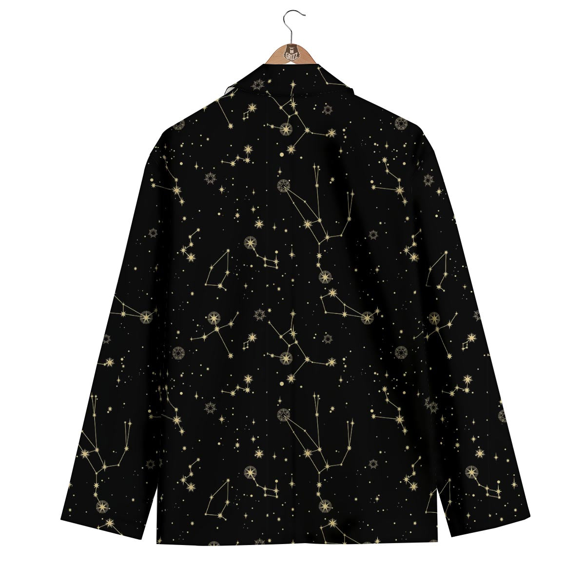 Sky Star Print Pattern Men's Blazer-grizzshop