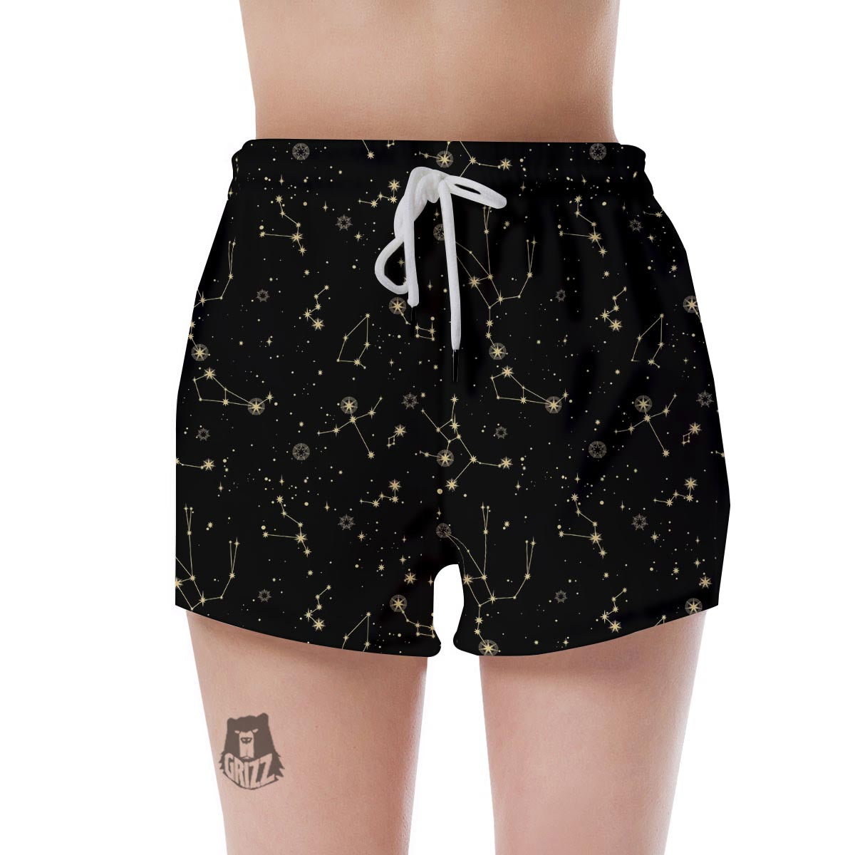 Sky Star Print Pattern Women's Shorts-grizzshop