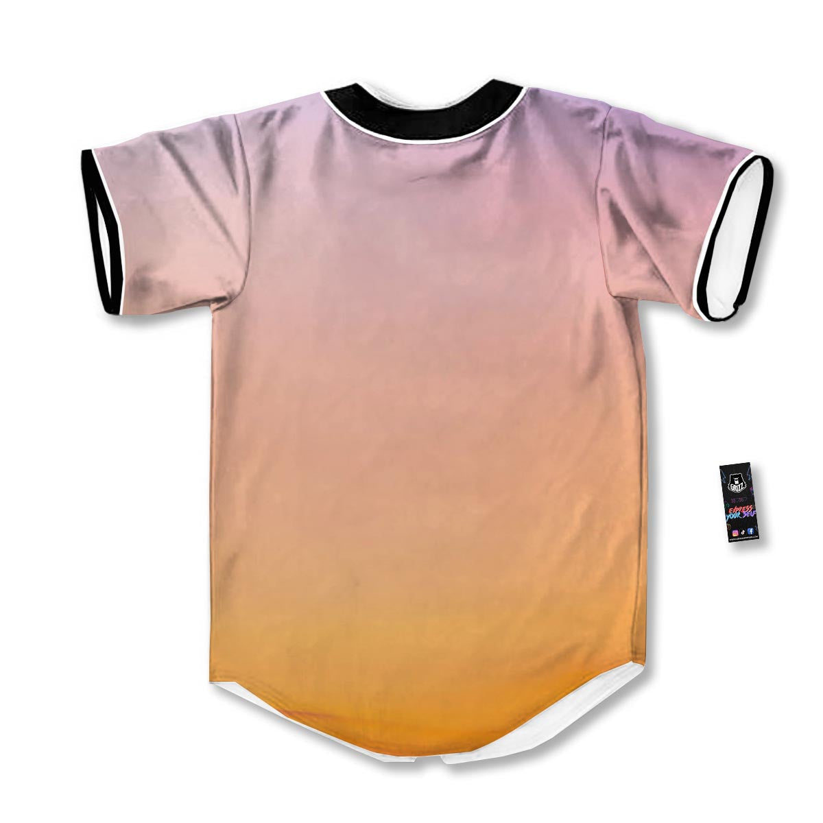 Sky Sunrise Print Baseball Jersey-grizzshop