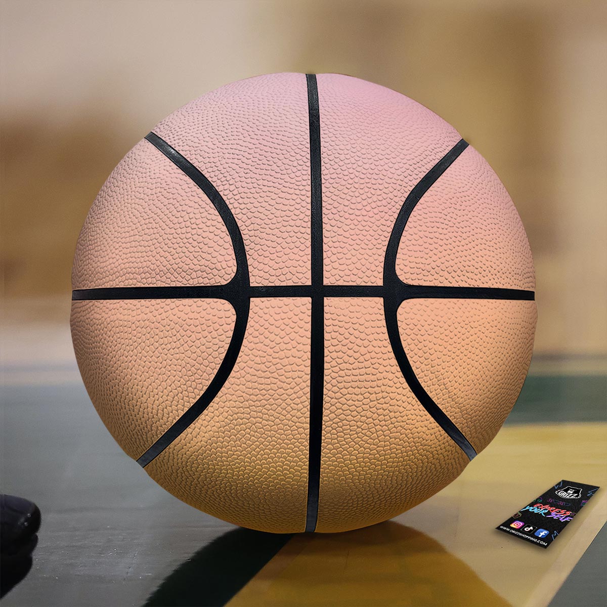 Sky Sunrise Print Basketball