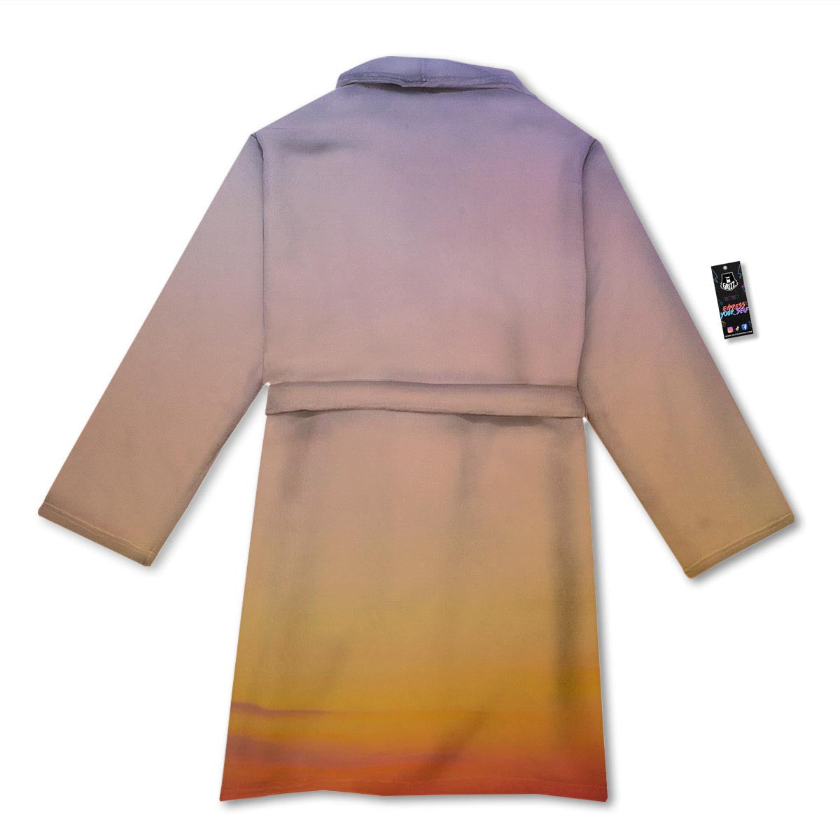 Sky Sunrise Print Bathrobe-grizzshop