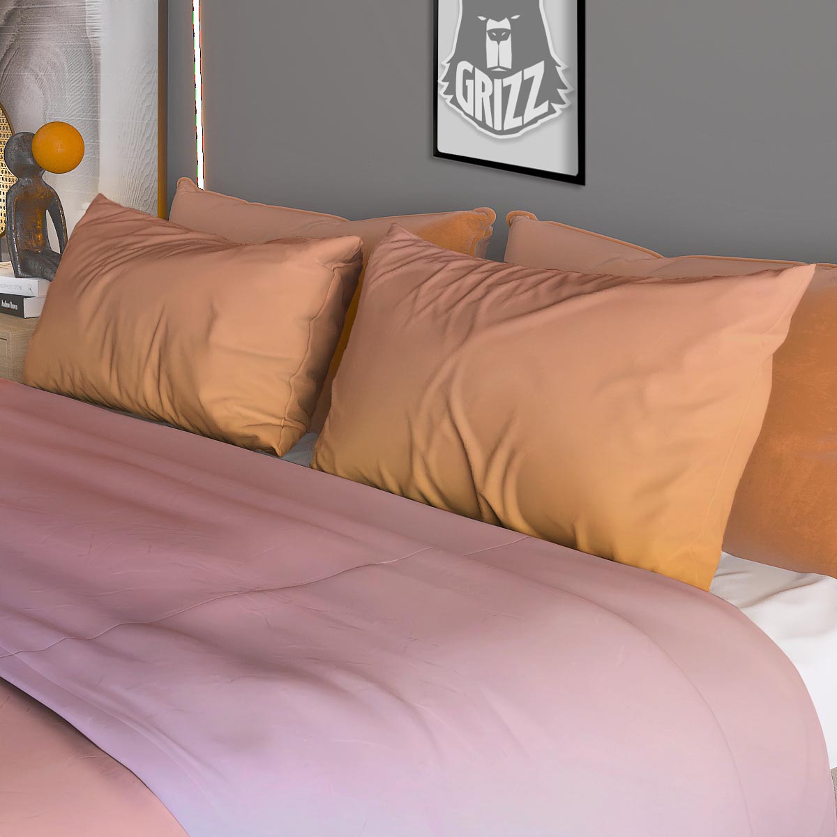 Sky Sunrise Print Duvet Cover Bedding Set