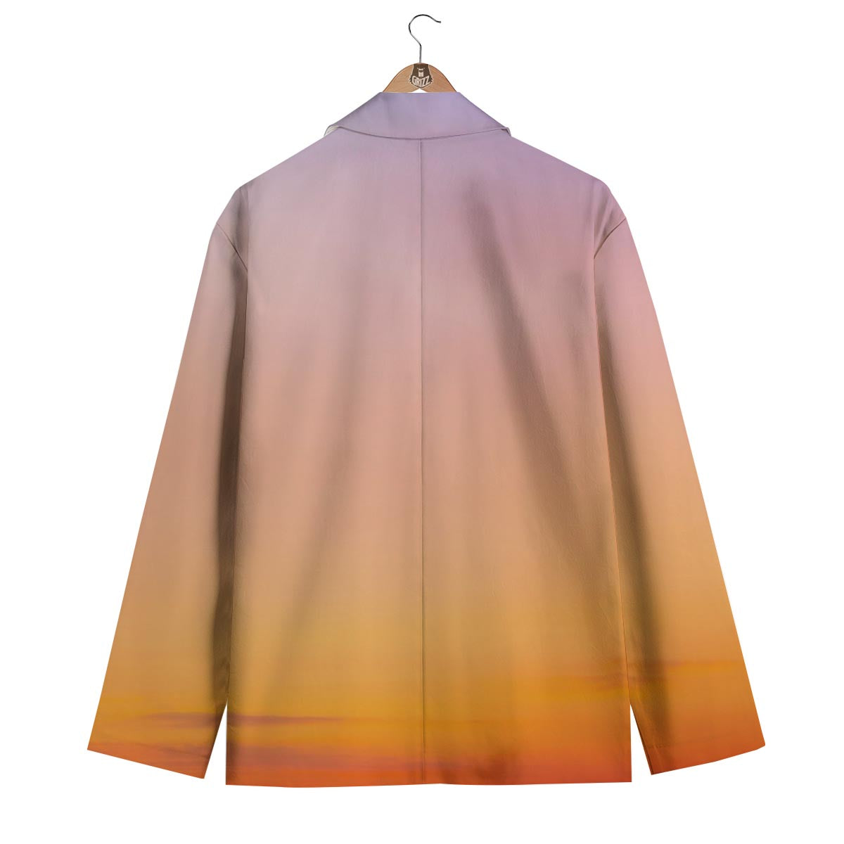 Sky Sunrise Print Men's Blazer-grizzshop