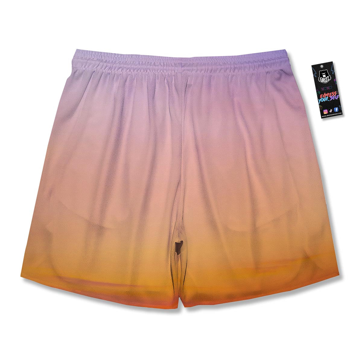 Sky Sunrise Print Men's Running Shorts-grizzshop