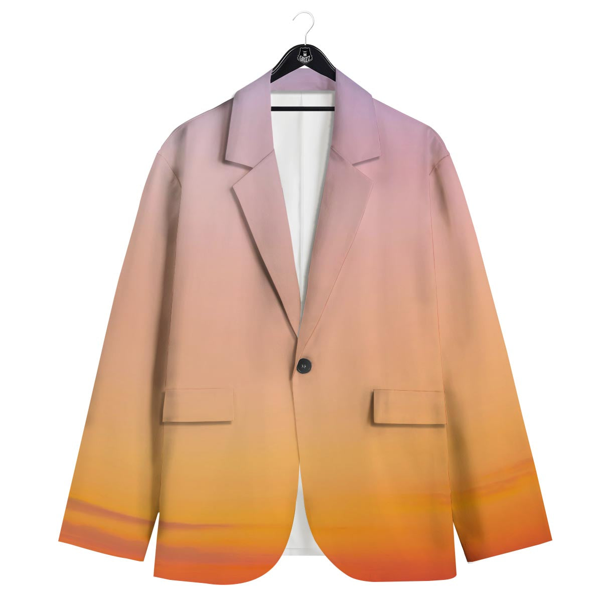 Sky Sunrise Print Men's Sport Coat-grizzshop
