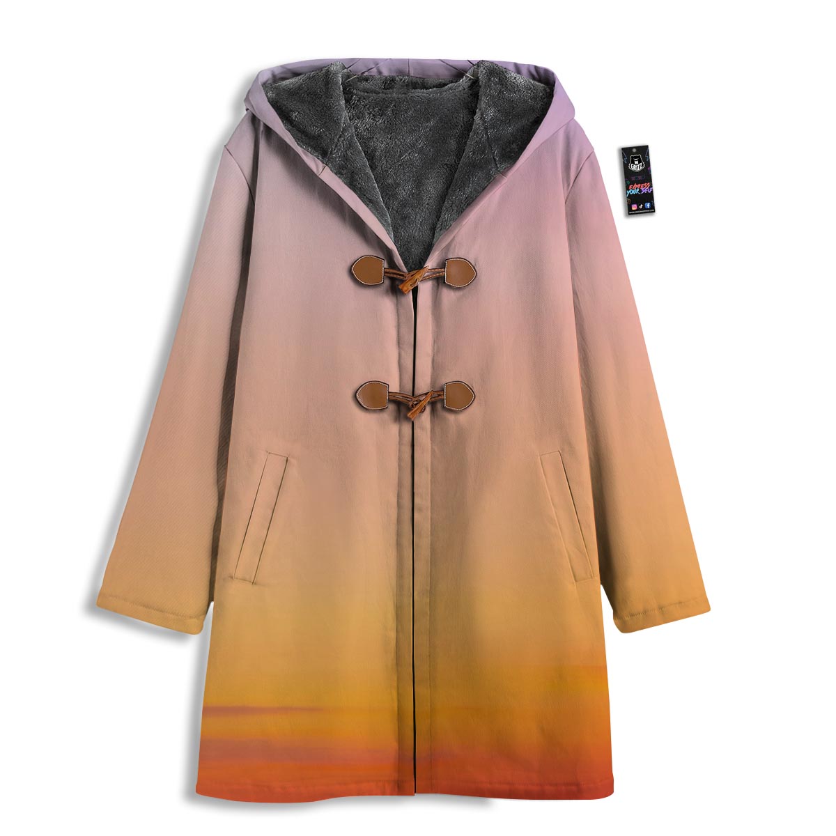 Sky Sunrise Print Men's Windbreaker Jacket-grizzshop