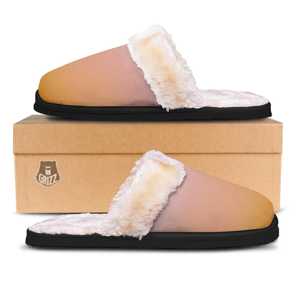 Sky Sunrise Print Slippers-grizzshop
