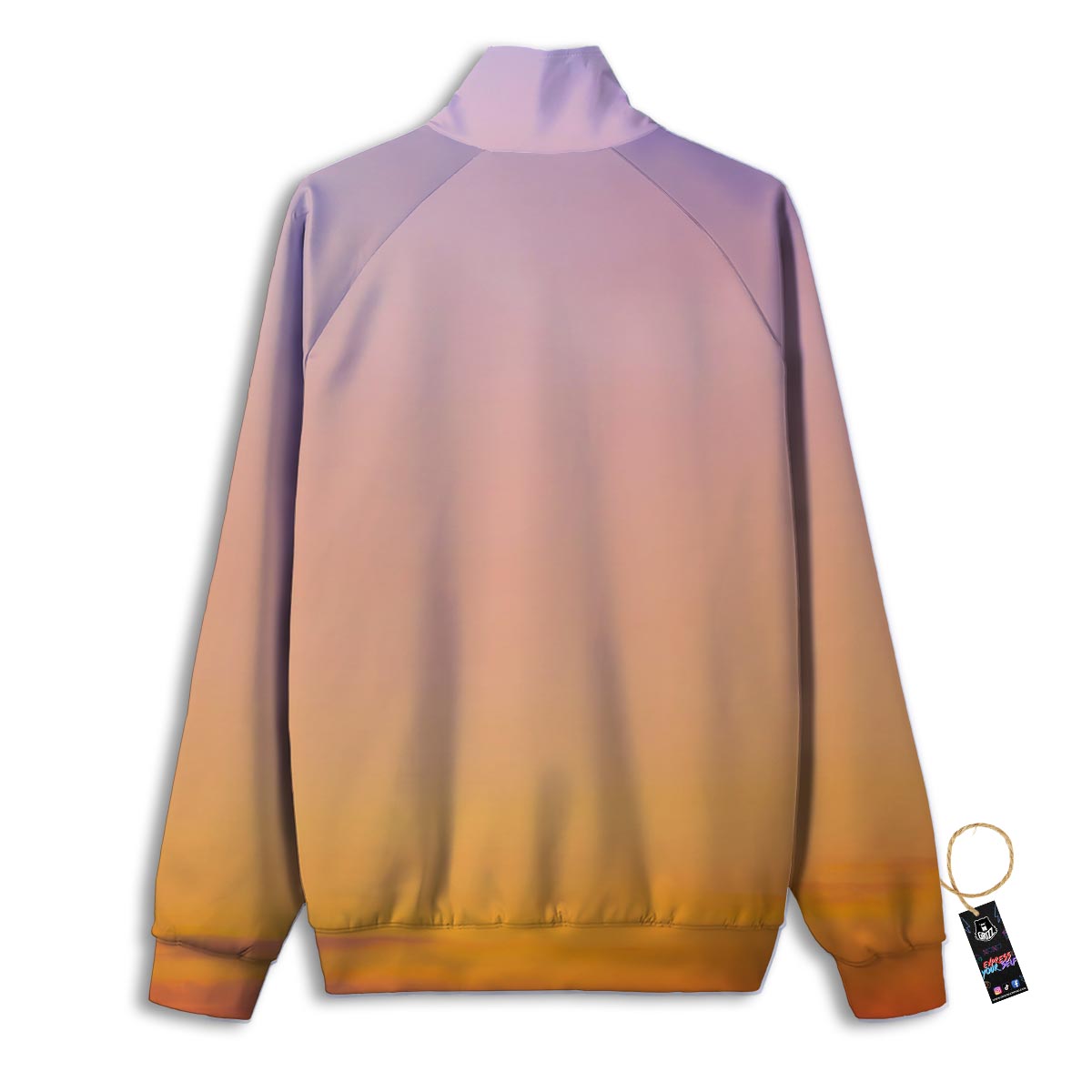 Sky Sunrise Print Track Jacket-grizzshop