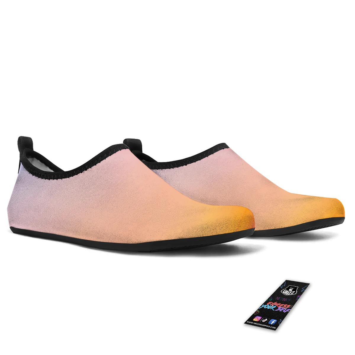 Sky Sunrise Print Water Shoes-grizzshop