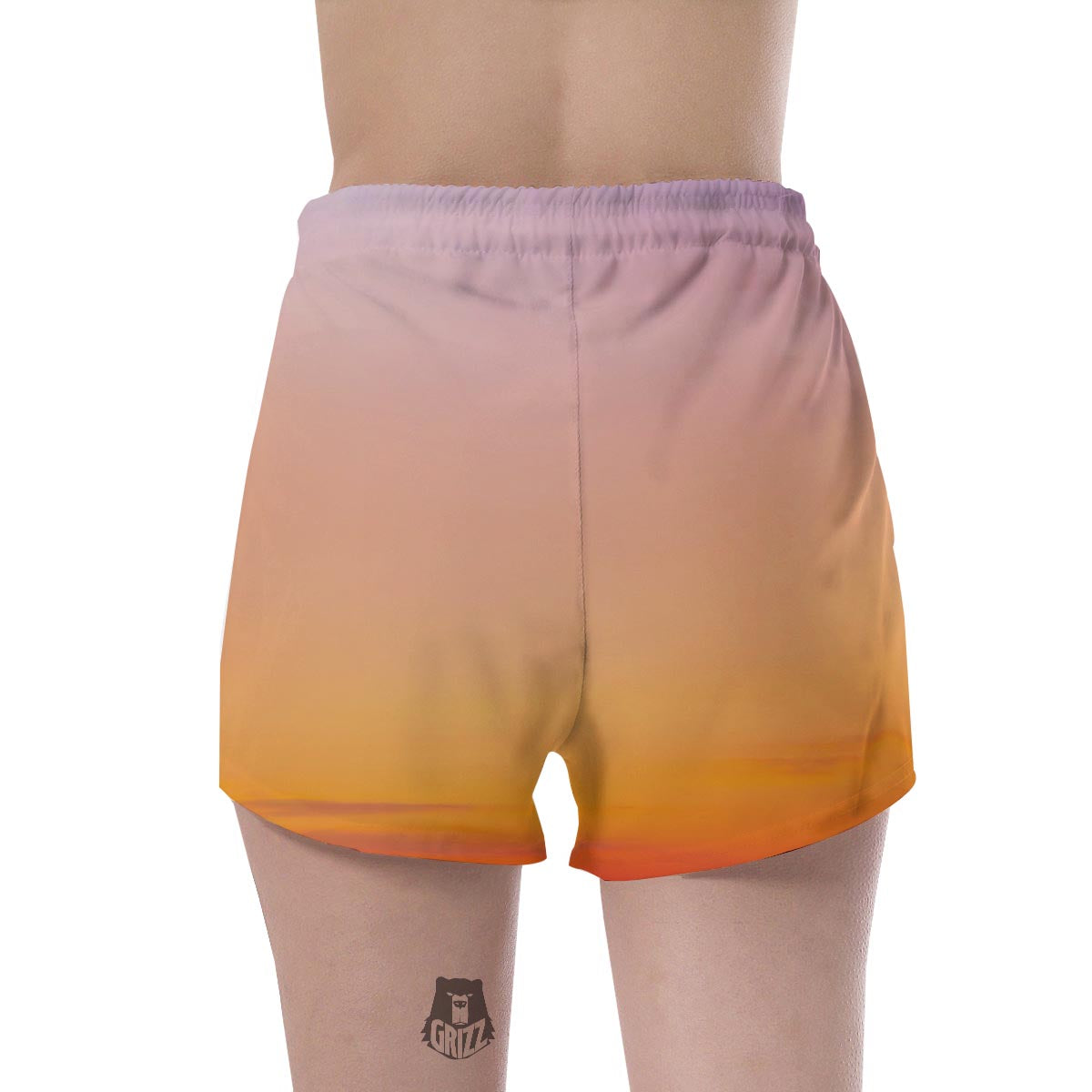 Sky Sunrise Print Women's Shorts-grizzshop