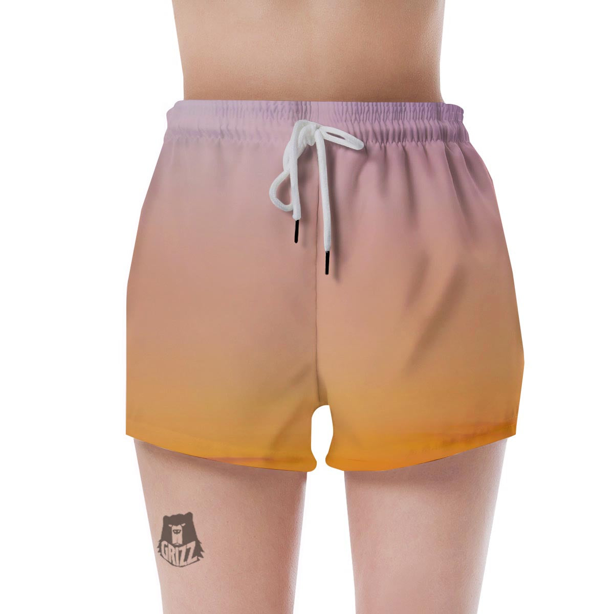 Sky Sunrise Print Women's Shorts-grizzshop