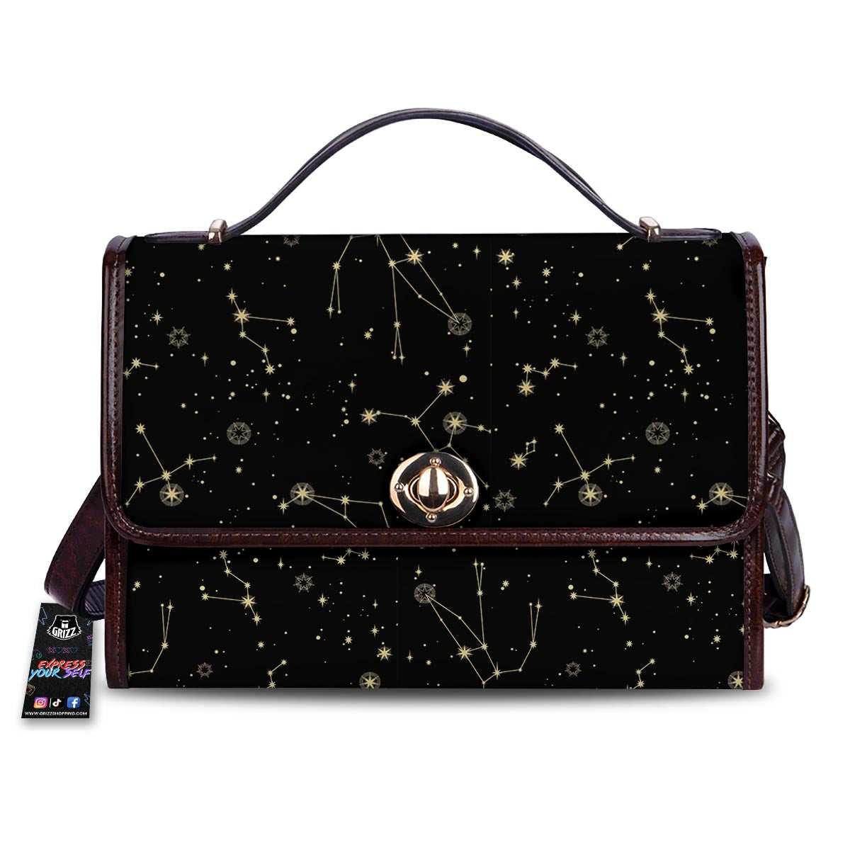 Sky Star Print Pattern Women's Satchel Bag