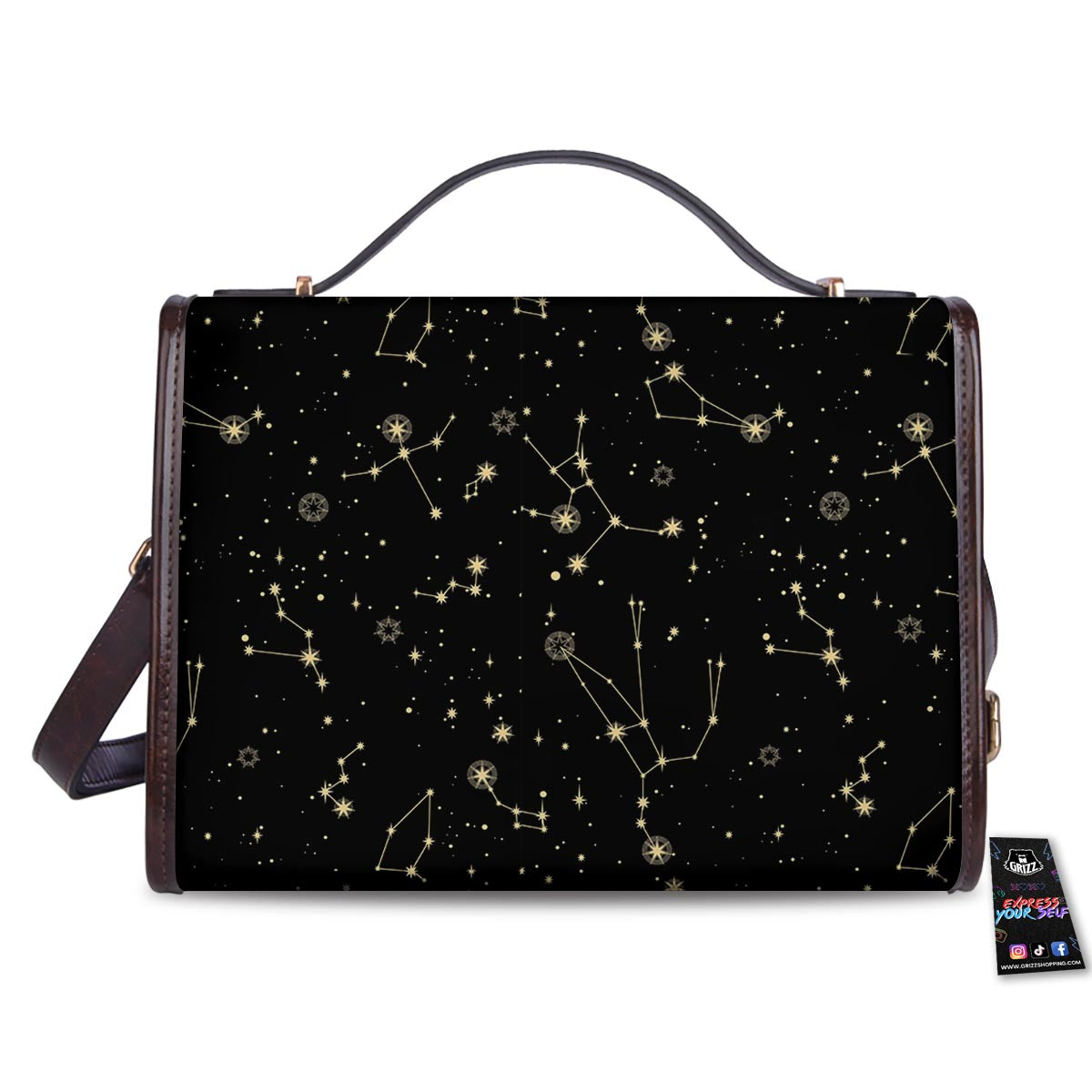 Sky Star Print Pattern Women's Satchel Bag