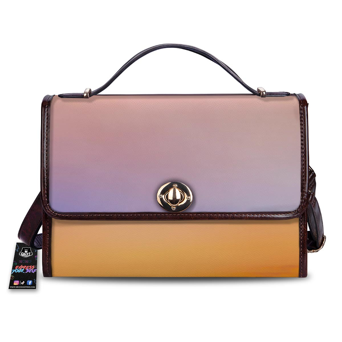 Sky Sunrise Print Women's Satchel Bag