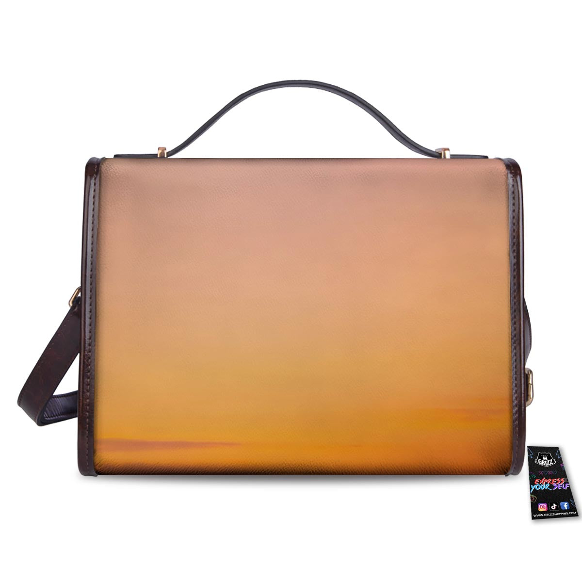 Sky Sunrise Print Women's Satchel Bag