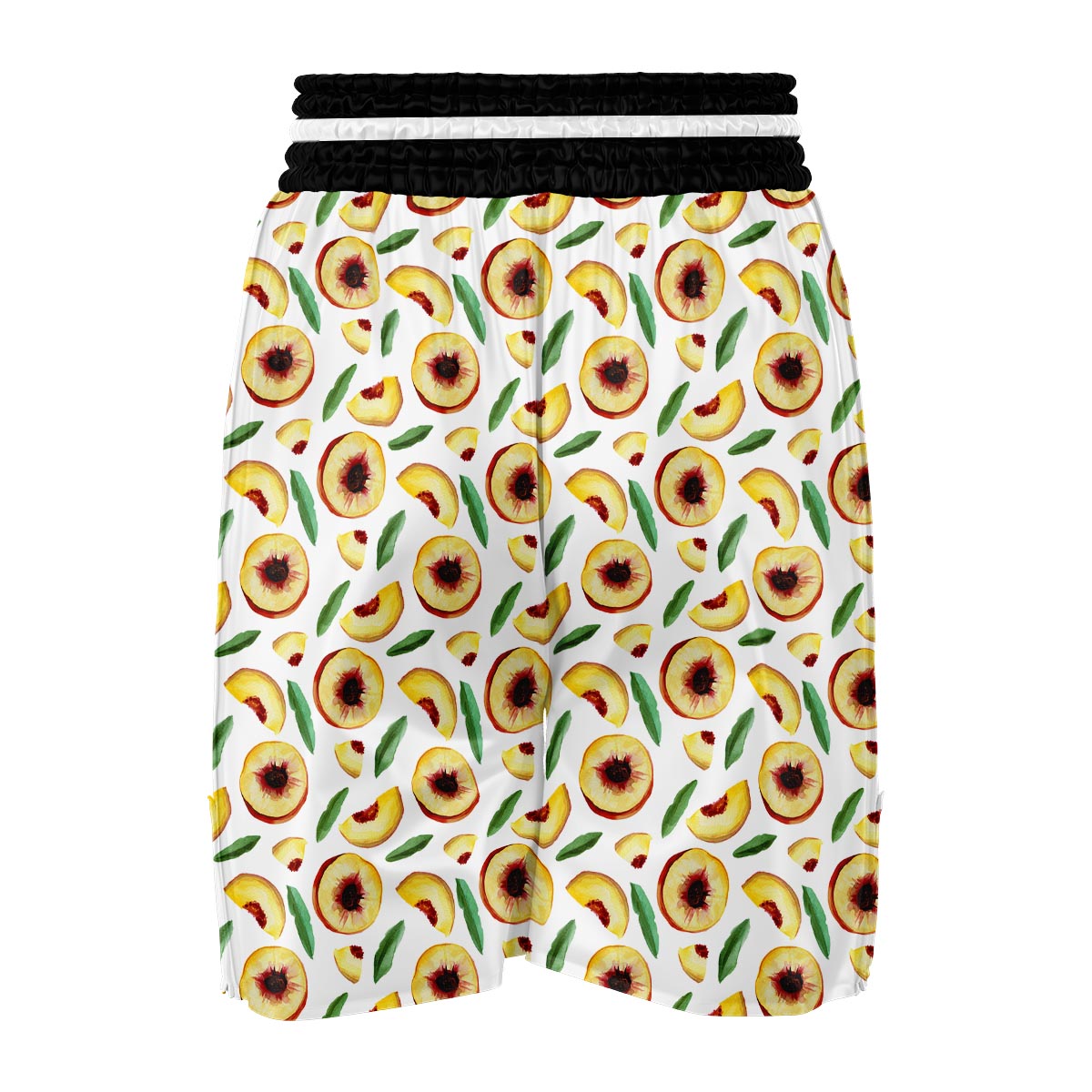 Slice Peach Pattern Print Boxing Shorts-grizzshop