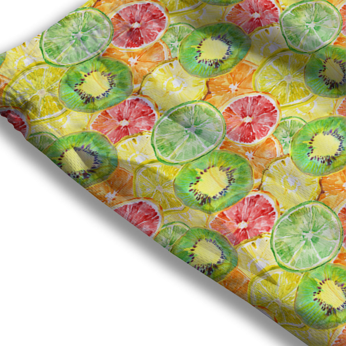 Slices Fruit Orange Print Pattern Mesh Shorts-grizzshop