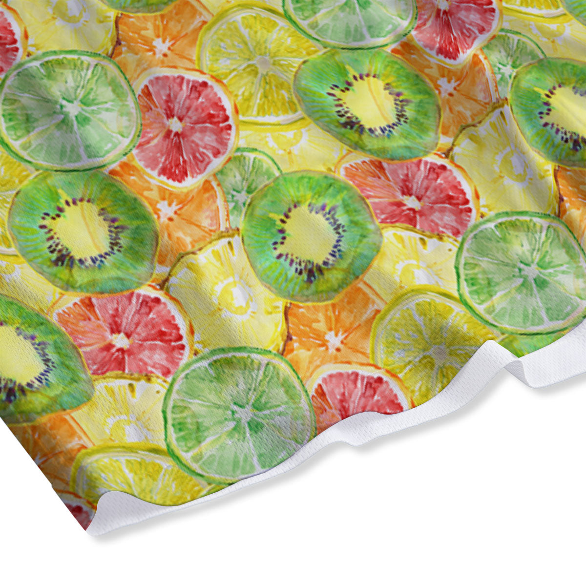 Slices Fruit Orange Print Pattern Mesh Shorts-grizzshop