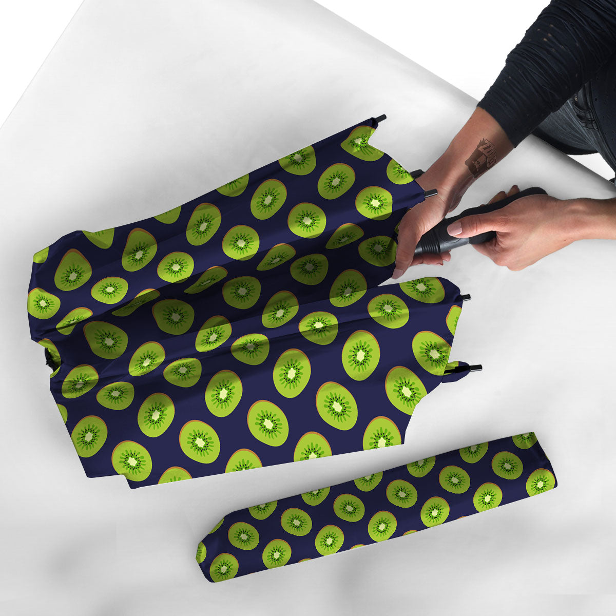 Slices Kiwi Print Pattern Umbrella-grizzshop