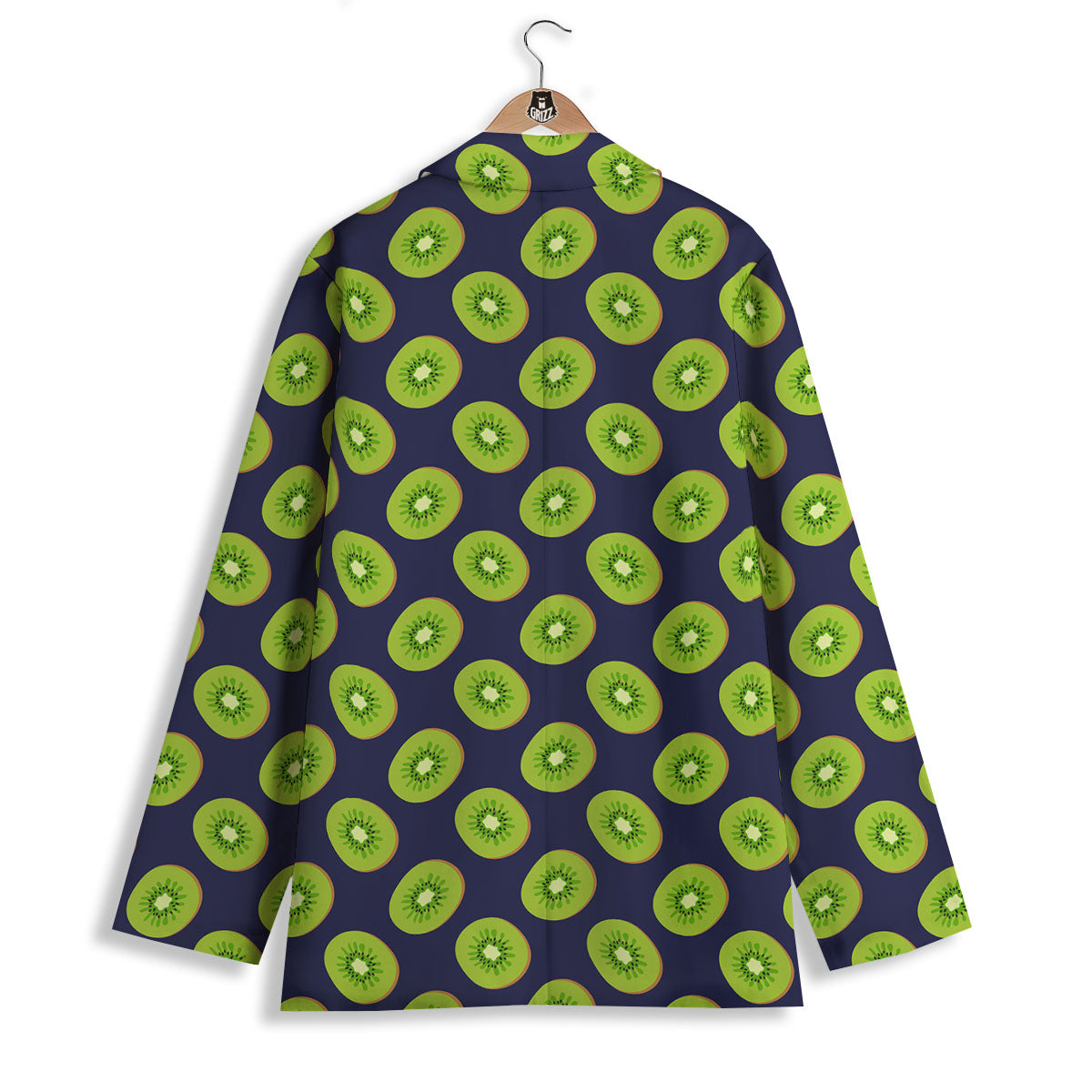 Slices Kiwi Print Pattern Women's Blazer-grizzshop