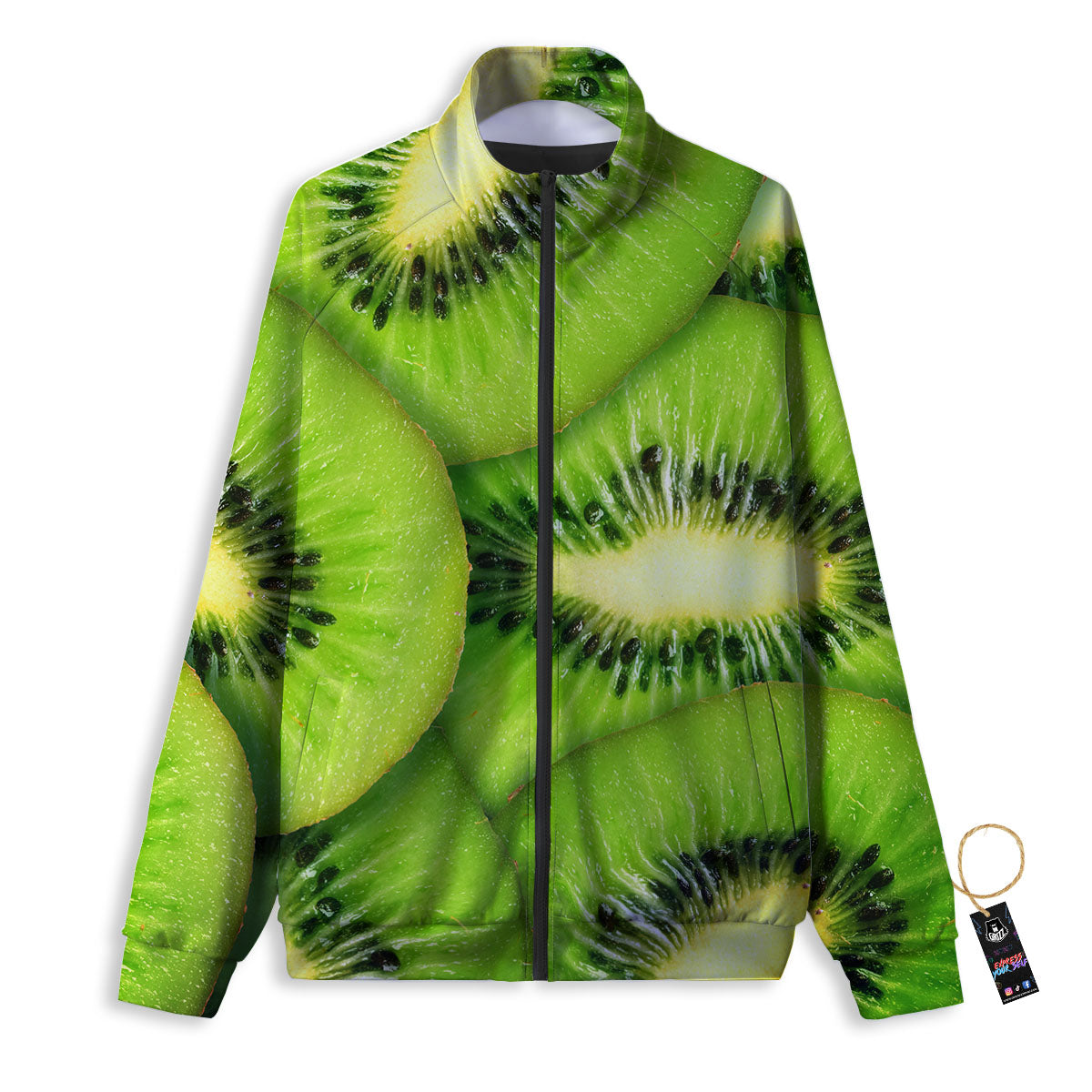 Slices Kiwi Print Track Jacket-grizzshop