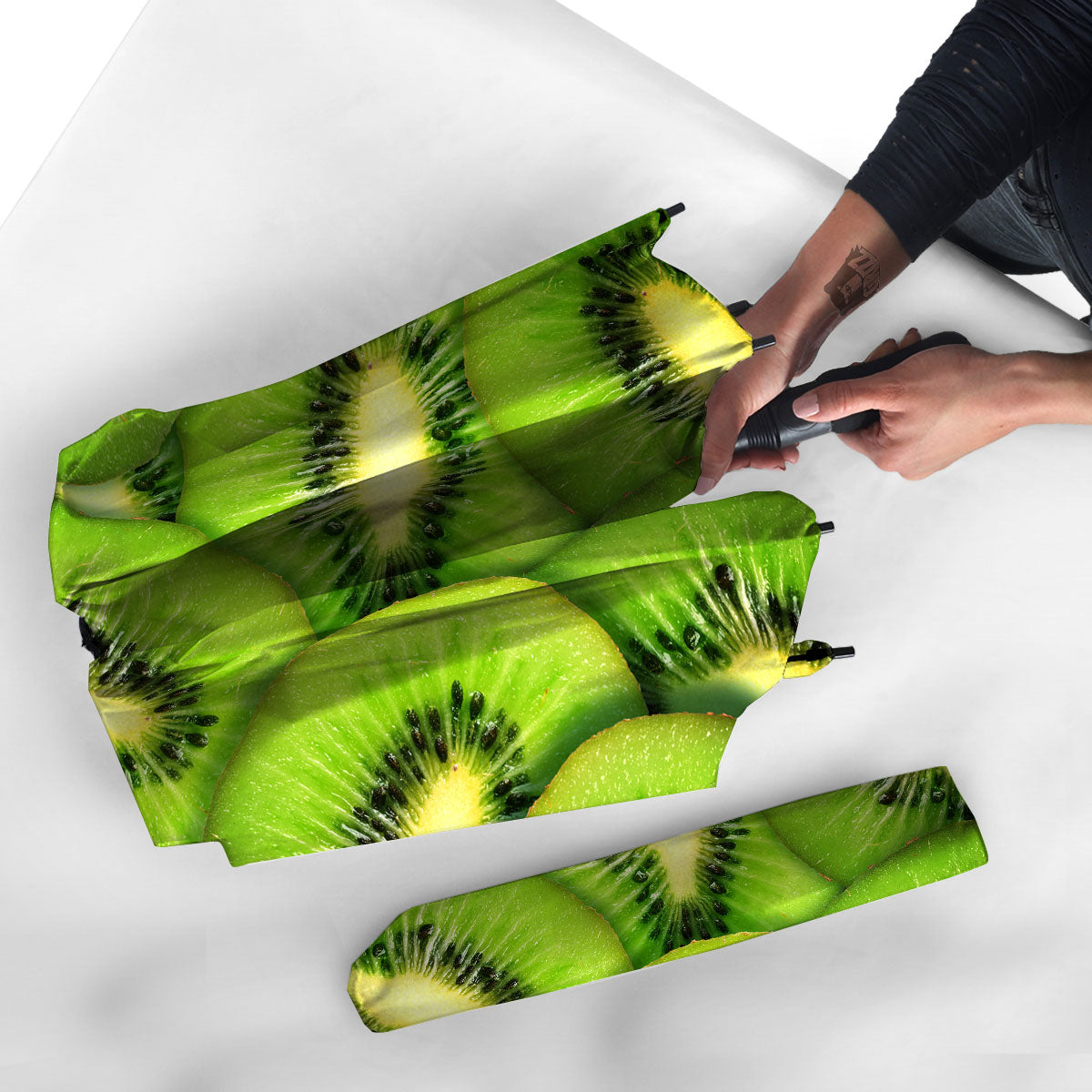 Slices Kiwi Print Umbrella-grizzshop