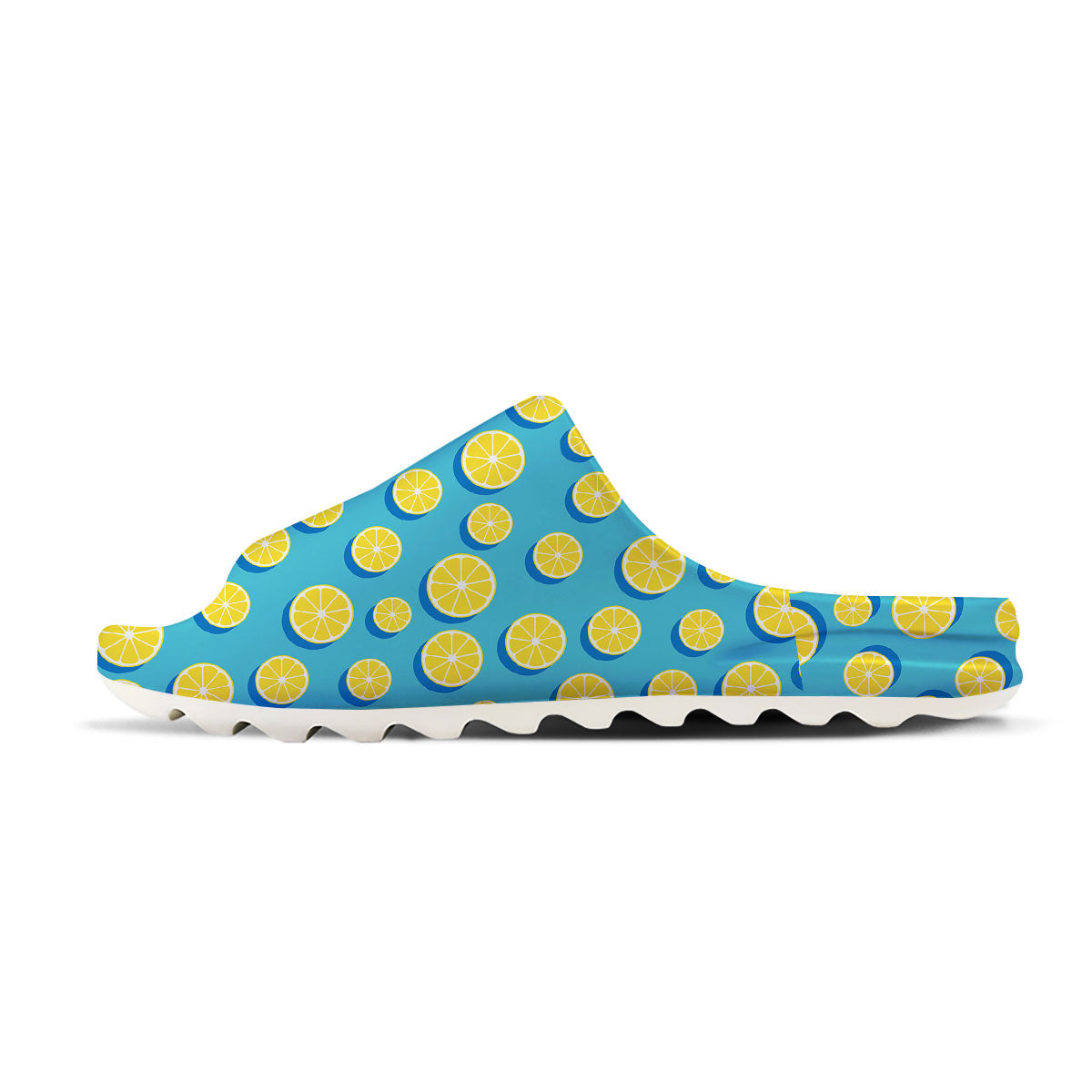 Slices Lemon Print Pattern Sandals-grizzshop
