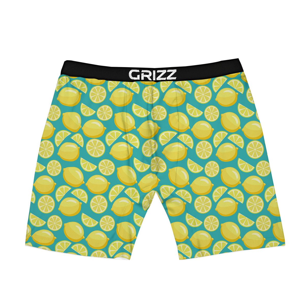 Slices Lime Print Pattern Boxer Briefs-grizzshop