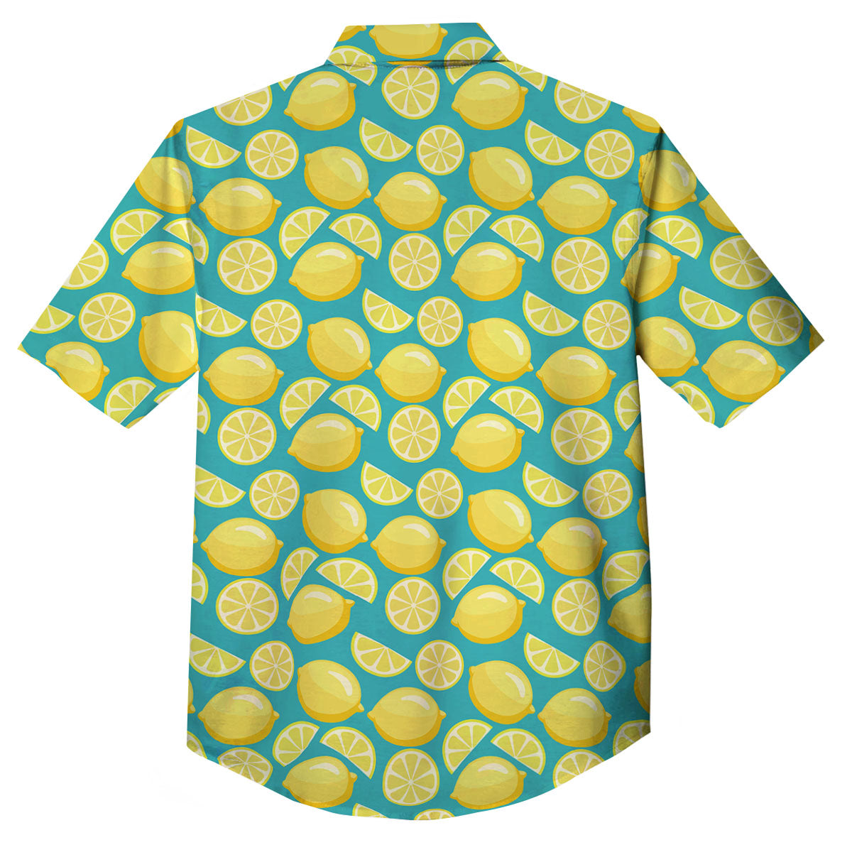 Slices Lime Print Pattern Button Up Shirt-grizzshop