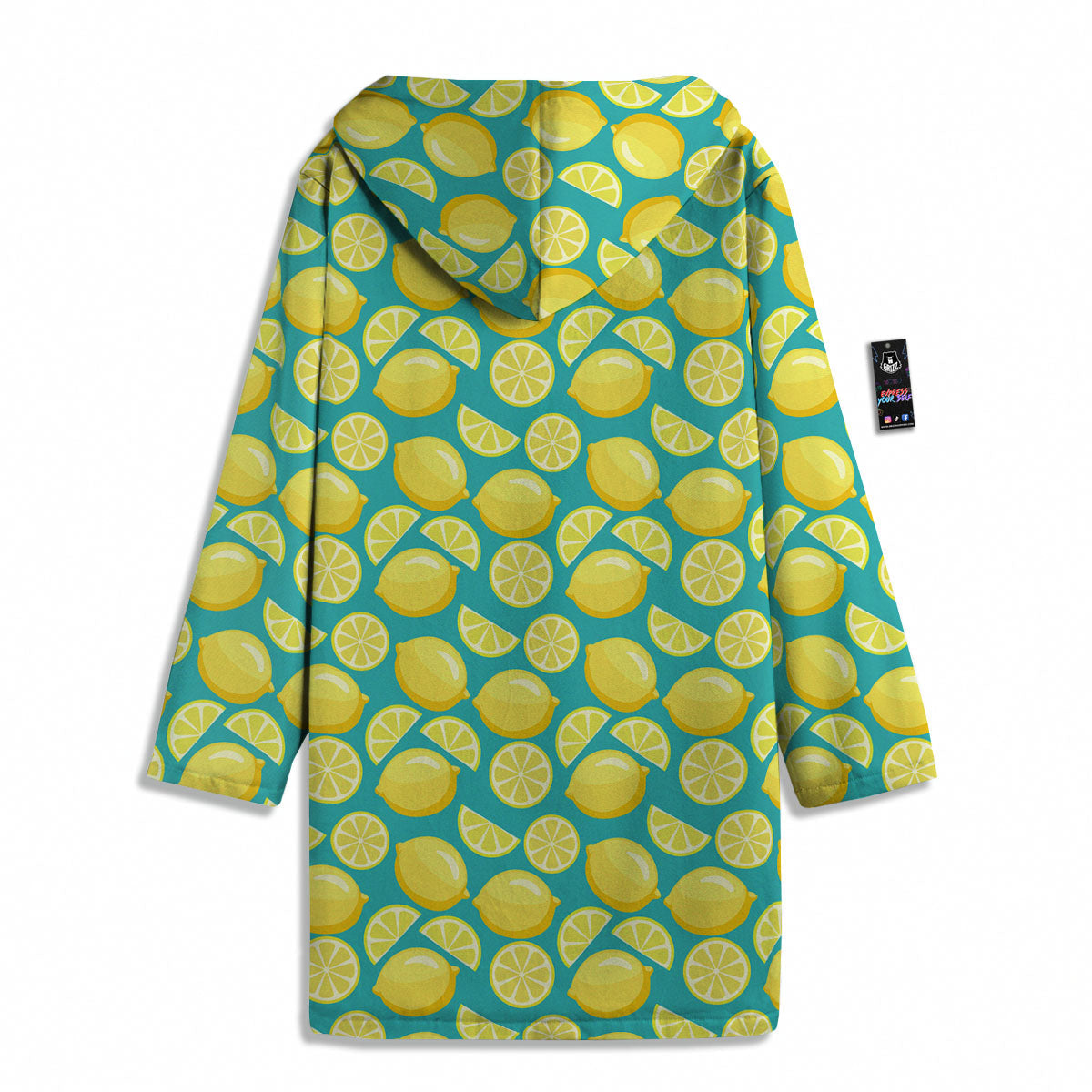 Slices Lime Print Pattern Men's Windbreaker Jacket-grizzshop