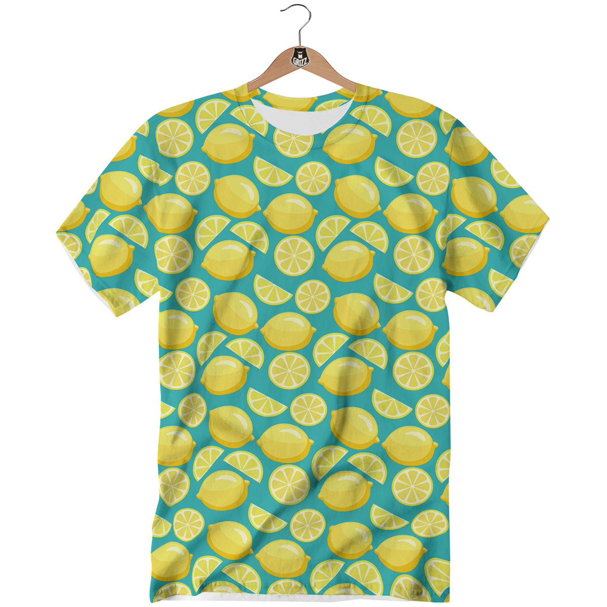 Slices Lime Print Pattern T-Shirt-grizzshop