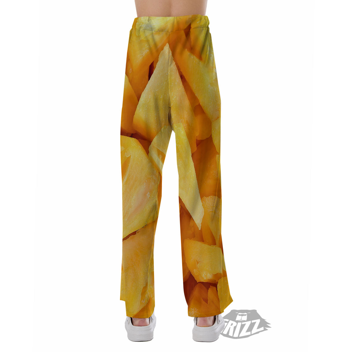 Slices Pineapple Print Pajama Pants-grizzshop
