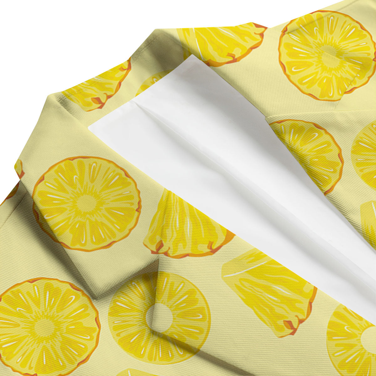 Slices Pineapple Print Pattern Men's Blazer-grizzshop