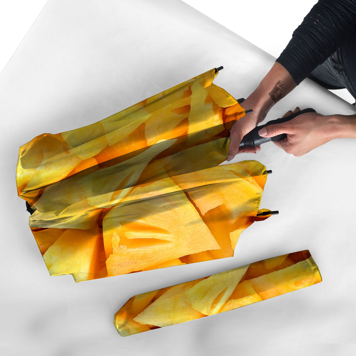 Slices Pineapple Print Umbrella-grizzshop
