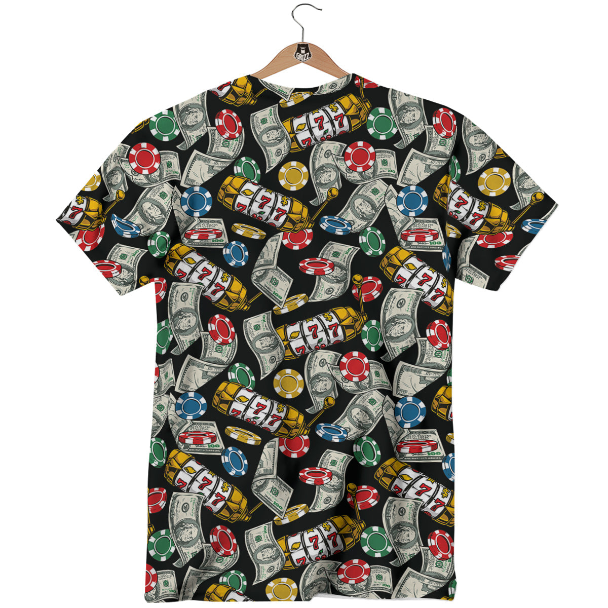 Slot Machines Casino Print Pattern T-Shirt-grizzshop