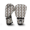 Sloth Bamboo Pattern Print Boxing Gloves-grizzshop