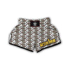 Sloth Bamboo Pattern Print Muay Thai Boxing Shorts-grizzshop