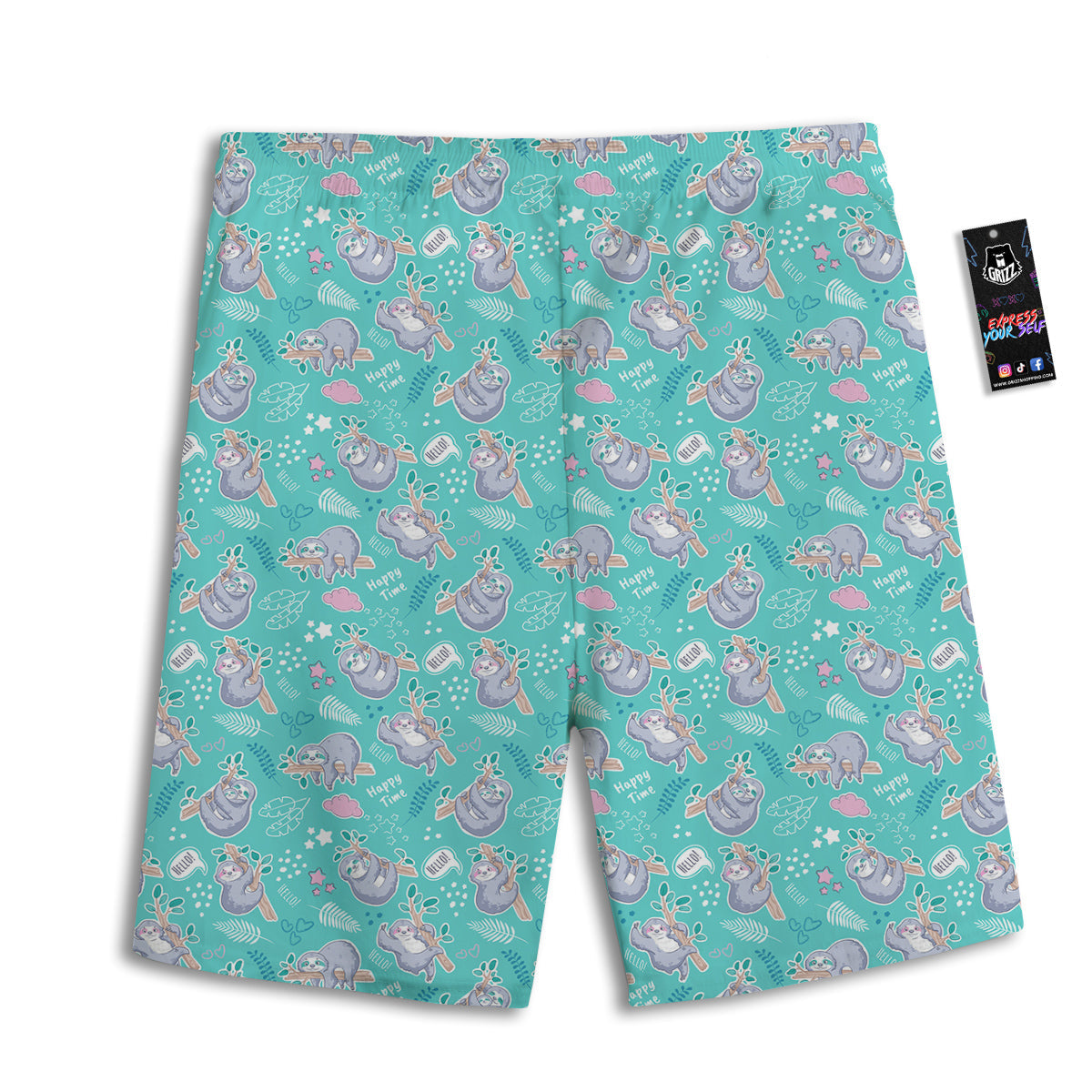 Sport Lacrosse Print Pattern Men's Athletic Shorts